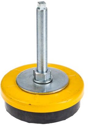 RS PRO Piedino regolabile  in Gomma naturale, Ø 160mm, M20 x 125mm, 3000kg RS PRO Piedino regolabile  in Gomma naturale, Ø 160mm, M20 x 125mm, 3000kg