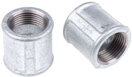 Georg Fischer Raccordo in ferro malleabile galvanizzato , connessione BSPP 1" femmina x BSPP 1" femmina, 770270206