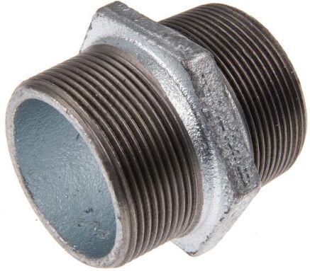 Georg Fischer Raccordo in ferro malleabile galvanizzato , connessione BSPT 2" maschio, nipplo esagonale, 770280209 Georg Fischer Raccordo in ferro malleabile galvanizzato , connessione BSPT 2" maschio, nipplo esagonale, 770280209