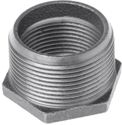 Georg Fischer Raccordo in ferro malleabile galvanizzato , connessione BSPT 1 1/2" maschio x BSPP 1 1/4" femmina, FIGURE 241_770241236 Georg Fischer Raccordo in ferro malleabile galvanizzato , connessione BSPT 1 1/2" maschio x BSPP 1 1/4" femmina, FIGURE 241_770241236