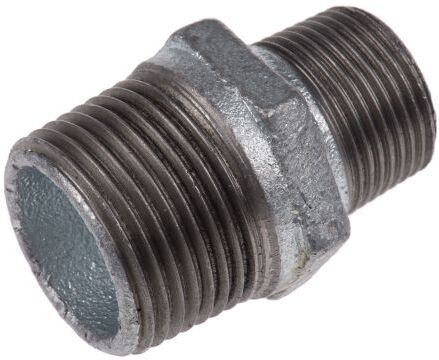 Georg Fischer Raccordo in ferro malleabile galvanizzato , connessione BSPT 1" maschio x BSPT 3/4" maschio, 770245224 Georg Fischer Raccordo in ferro malleabile galvanizzato , connessione BSPT 1" maschio x BSPT 3/4" maschio, 770245224
