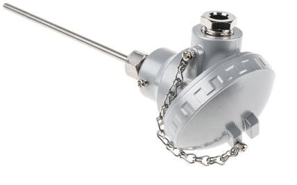 RS PRO Termocoppia tipo PT 100, diametro sonda 6mm, lunghezza sonda 150mm, in acciaio inossidabile, -100°C a +450°C RS PRO Termocoppia tipo PT 100, diametro sonda 6mm, lunghezza sonda 150mm, in acciaio inossidabile, -100°C a +450°C