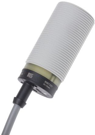 RS PRO Sensore capacitivo Cilindrico , PNP, M30 x 1.5, rilevamento 10 mm, 10 → 30 V c.c. RS PRO Sensore capacitivo Cilindrico , PNP, M30 x 1.5, rilevamento 10 mm, 10 → 30 V c.c.