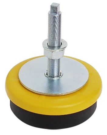 RS PRO Piedino regolabile  in Gomma, Ø 160mm, M20 x 125mm, 3000kg RS PRO Piedino regolabile  in Gomma, Ø 160mm, M20 x 125mm, 3000kg