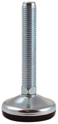 RS PRO Piedino regolabile  in Gomma, Ø 120mm, M16 x 100mm, 3000kg, inclinazione di 10° RS PRO Piedino regolabile  in Gomma, Ø 120mm, M16 x 100mm, 3000kg, inclinazione di 10°