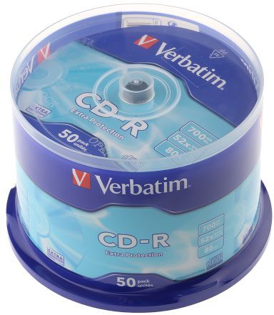 Verbatim CD CD-R confezione 50  700 MB 52X, 43351