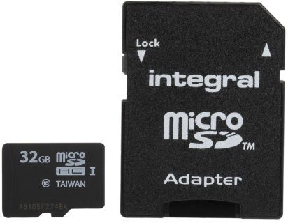 Integral Memory Micro SD  Class 10 MicroSDHC, INMSDH32G10-90U1 Integral Memory Micro SD  Class 10 MicroSDHC, INMSDH32G10-90U1