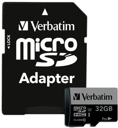 Verbatim Micro SD  Class 10, UHS-1 U3 MicroSDHC, 47041 Verbatim Micro SD  Class 10, UHS-1 U3 MicroSDHC, 47041