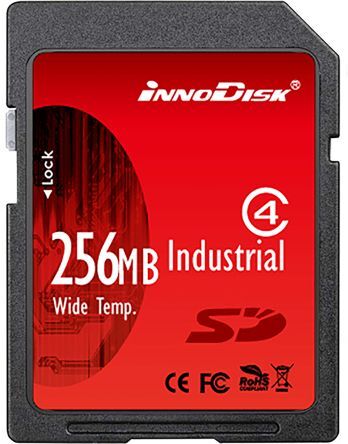 InnoDisk Scheda SD , 256 MB, Scheda SD, DS2A-256I81W1B InnoDisk Scheda SD , 256 MB, Scheda SD, DS2A-256I81W1B