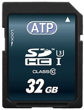 ATP Scheda SD , 32 GB, Scheda SDHC, AF32GSD3-WACIM ATP Scheda SD , 32 GB, Scheda SDHC, AF32GSD3-WACIM