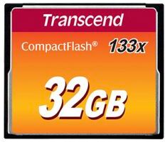 Transcend Scheda CompactFlash  CompactFlash 32 GB MLC -25 → +85°C, TS32GCF133 Transcend Scheda CompactFlash  CompactFlash 32 GB MLC -25 → +85°C, TS32GCF133