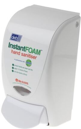 deb stoko Dispenser sapone montato a parete , cartuccia da 1000ml, compatibile con cartucce DEB Instant Foam Instantfoam, INF01CON