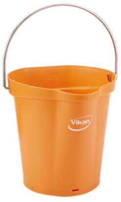 Vikan Secchio arancio , capacità 6L, con impugnatura, 56887 Vikan Secchio arancio , capacità 6L, con impugnatura, 56887