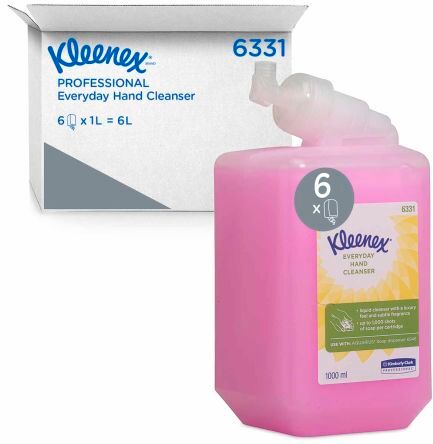 Kimberly Clark Detergente per mani antibatterico , Cassetta da 1 l, 6331 Kimberly Clark Detergente per mani antibatterico , Cassetta da 1 l, 6331