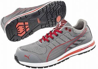 Puma Safety Scarpe sportive antinfortunistiche S1P  tg. 39, col. Grigio, con puntale di sicurezza, Xelerate Knit Low Grey 6