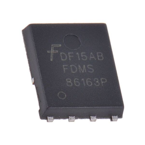 onsemi mosfet, canale n, 1,7 mΩ, 192 a, power 56, montaggio superficiale