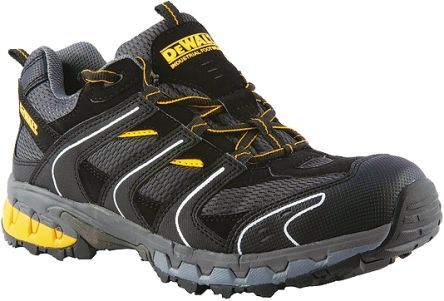 DeWALT Scarpe sportive antinfortunistiche SB  da Uomo tg. 46, col. nero, con puntale di sicurezza, Cutter/12