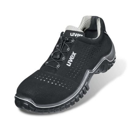 Uvex Scarpe sportive antinfortunistiche S1  da Uomo tg. 37, col. nero, con puntale di sicurezza, 6989837