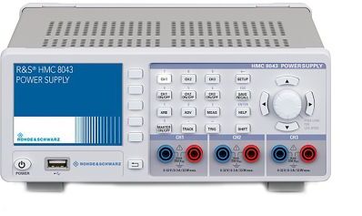 Rohde & Schwarz Alimentatore da banco , 3 uscite, 33W, HMC8043 Rohde & Schwarz Alimentatore da banco , 3 uscite, 33W, HMC8043