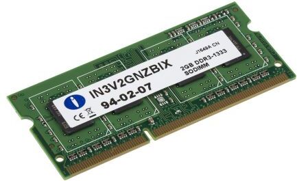 Integral Memory Scheda RAM Laptop  2 GB, 1333MHz, IN3V2GNZBIX Integral Memory Scheda RAM Laptop  2 GB, 1333MHz, IN3V2GNZBIX