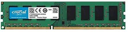 Crucial Scheda RAM Desktop  4 GB No, 1600MHz, CT51264BD160BJ Crucial Scheda RAM Desktop  4 GB No, 1600MHz, CT51264BD160BJ