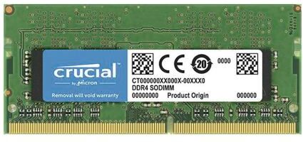 Crucial Scheda RAM Laptop  8 GB, 2400MHz, CT8G4SFS824A Crucial Scheda RAM Laptop  8 GB, 2400MHz, CT8G4SFS824A