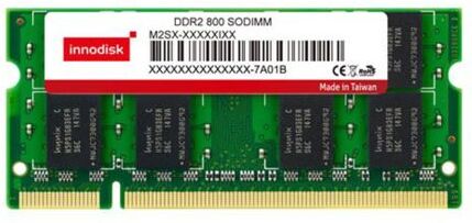 InnoDisk Scheda RAM Laptop  1 GB Sì, 800MHz, M2SK-1GMF5C06-M InnoDisk Scheda RAM Laptop  1 GB Sì, 800MHz, M2SK-1GMF5C06-M