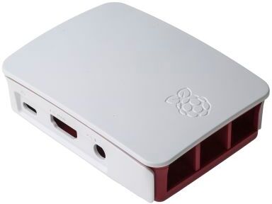 Raspberry Pi Case per   serie Official Rosso, Bianco (256), TZT 241 AAA-01