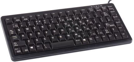 Cherry Tastiera Nero Cablato PS/2, USB , QWERTY (UK) Compatta, G84-4100LCMGB-2