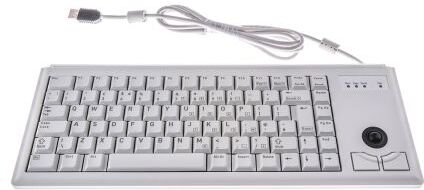 Cherry Tastiera con funzione trackball Grigio Cablato USB , QWERTY (UK) Compatta, G84-4400LUBGB-0 Cherry Tastiera con funzione trackball Grigio Cablato USB , QWERTY (UK) Compatta, G84-4400LUBGB-0