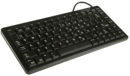 Cherry Tastiera Nero Cablato PS/2, USB , QWERTY (UK) Compatta, G84-4100LCAGB-2 Cherry Tastiera Nero Cablato PS/2, USB , QWERTY (UK) Compatta, G84-4100LCAGB-2