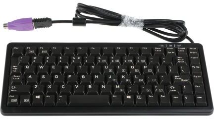 Cherry Tastiera Nero Cablato PS/2, USB , QWERTY (US) Compatta, G84-4100LCMEU-2 Cherry Tastiera Nero Cablato PS/2, USB , QWERTY (US) Compatta, G84-4100LCMEU-2