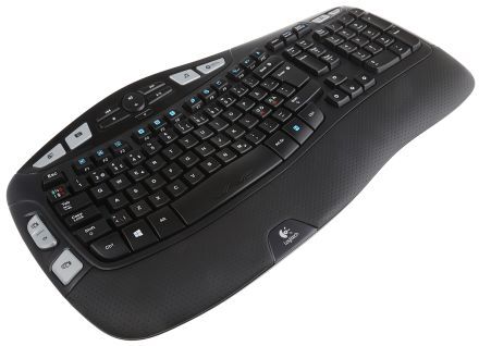 Logitech Tastiera Nero Wireless USB , Nordic Standard, 920-004481