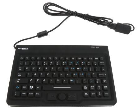 Ceratech Tastiera Nero Cablato USB , QWERTY (UK) Standard, KYBNA-SIL-MINCBK Ceratech Tastiera Nero Cablato USB , QWERTY (UK) Standard, KYBNA-SIL-MINCBK