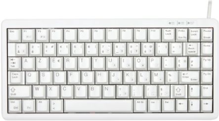 Cherry Tastiera Grigio Cablato USB , AZERTY Compatta, G84-4100LCAFR-0 Cherry Tastiera Grigio Cablato USB , AZERTY Compatta, G84-4100LCAFR-0