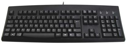 Ceratech Tastiera Nero Cablato USB , QWERTY (UK) Standard, KYBAC260-UBLKEUR Ceratech Tastiera Nero Cablato USB , QWERTY (UK) Standard, KYBAC260-UBLKEUR