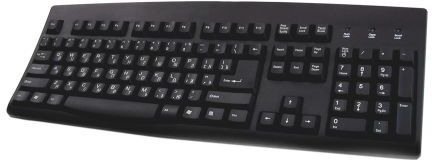 Ceratech Tastiera Nero Cablato PS/2, USB , QWERTY (Cirillico) Standard, KYBAC260UP-BKCY Ceratech Tastiera Nero Cablato PS/2, USB , QWERTY (Cirillico) Standard, KYBAC260UP-BKCY