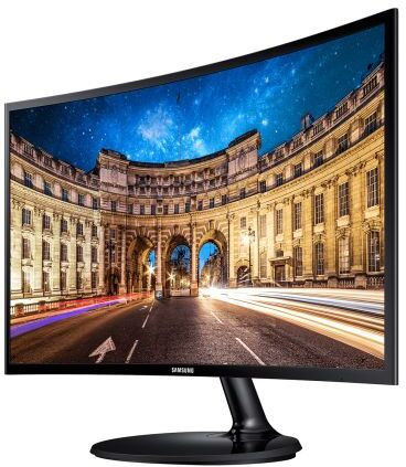 Samsung Monitor 3,5 mm stereo LED Nero  27poll C27F390 HDMI, VGA, LC27F390FHUXEN Samsung Monitor 3,5 mm stereo LED Nero  27poll C27F390 HDMI, VGA, LC27F390FHUXEN