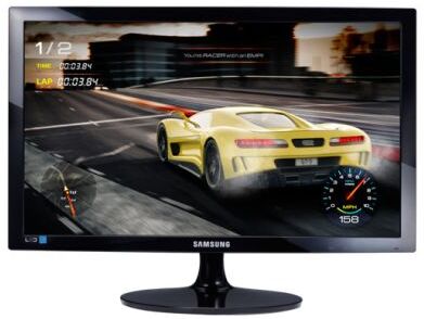 Samsung Monitor LED Nero  24poll S24D330H HDMI, VGA, LS24D330HSX/EN