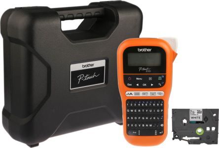 Brother Kit stampante per etichette  PTE110VP, 180dpi, PTE110VPZU1 Brother Kit stampante per etichette  PTE110VP, 180dpi, PTE110VPZU1