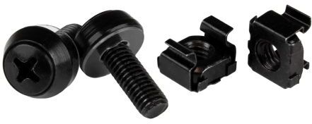 Startech Viti e dadi a gabbia  per Rack E Cabinet Per Server, CABSCREWM6B Startech Viti e dadi a gabbia  per Rack E Cabinet Per Server, CABSCREWM6B