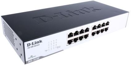 D-Link Switch Ethernet , 10/100Mbit/s, 16 porte, Desktop, DES-1016D/B D-Link Switch Ethernet , 10/100Mbit/s, 16 porte, Desktop, DES-1016D/B
