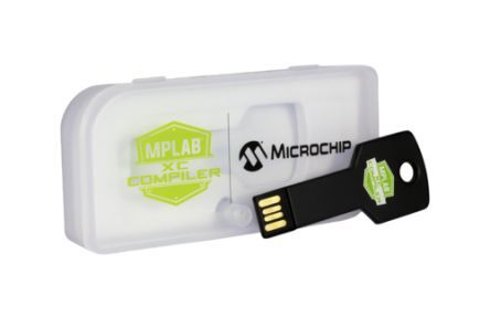 Microchip Software Compilatore MPLAB XC8 con licenza dongle PRO , per Linux, macOS, Windows, SW006021-DGL