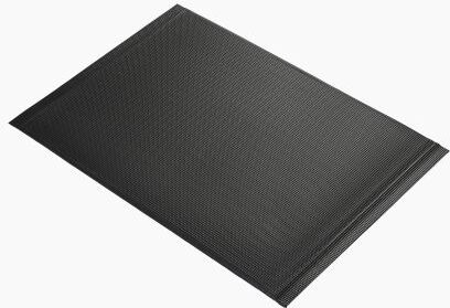 COBA Tappeto antifatica  in PVC espanso, 900mm x 600mm x 10mm, col. nero, Antiscivolo, OU010001 COBA Tappeto antifatica  in PVC espanso, 900mm x 600mm x 10mm, col. nero, Antiscivolo, OU010001