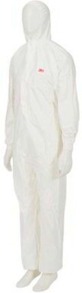 3M Tuta da lavoro Monouso  tg. XL, in Tessuto SMS, col. Bianco, 4530BXL 3M Tuta da lavoro Monouso  tg. XL, in Tessuto SMS, col. Bianco, 4530BXL