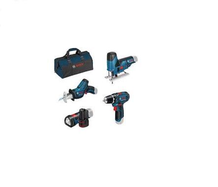 Bosch Kit di utensili elettrici 0615990M06, 12V motore Con spazzola