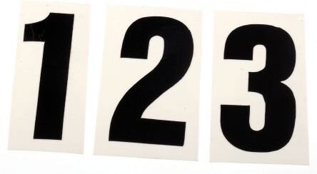 RS PRO Etichetta numerica , 56 Numeri, simboli RS PRO Etichetta numerica , 56 Numeri, simboli