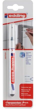 Edding Nero Pennarello per falegnameria Extra fine Tonda, 8850-001 Edding Nero Pennarello per falegnameria Extra fine Tonda, 8850-001