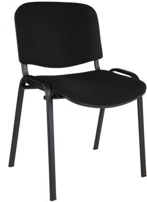 RS PRO Sedia impilabile , in Tessuto di colore Nero, RS PRO Sedia impilabile , in Tessuto di colore Nero,