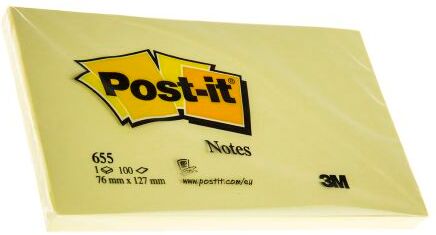 Post-It 100 Giallo, 655 Post-It 100 Giallo, 655